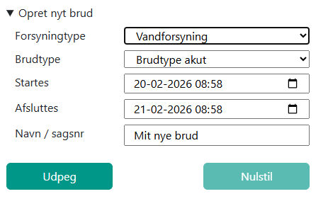 Lukkeplansmodulet understøtter flere forsyningsarter på én gang