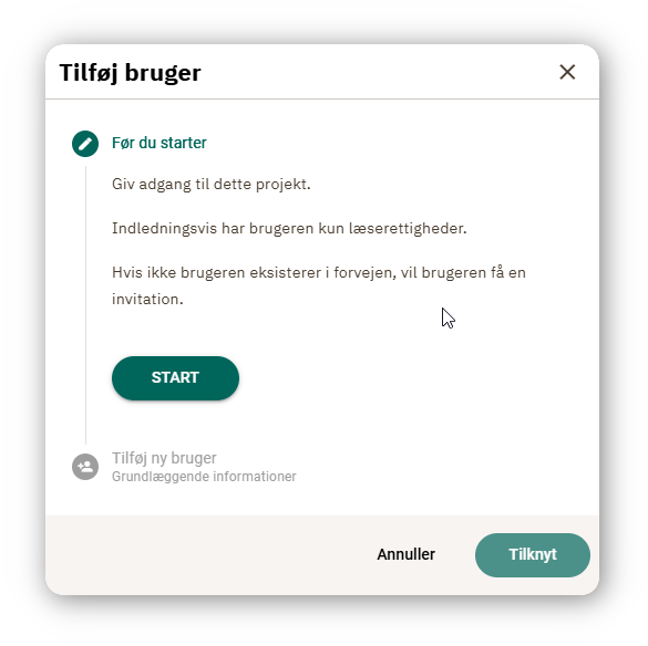 Tilføj bruger