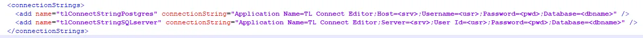 Indtastningsfelter i TL Editor
