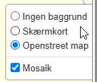 Åben lagkontrol i kortvisningen