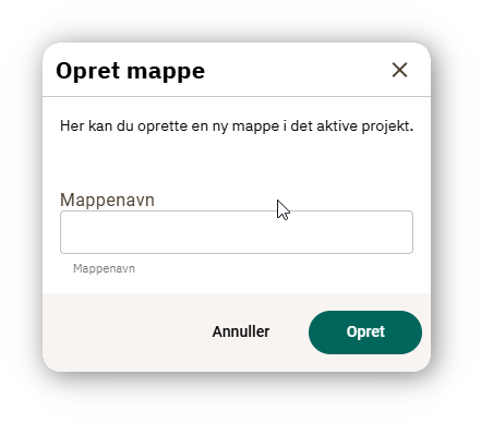 Opret mappe